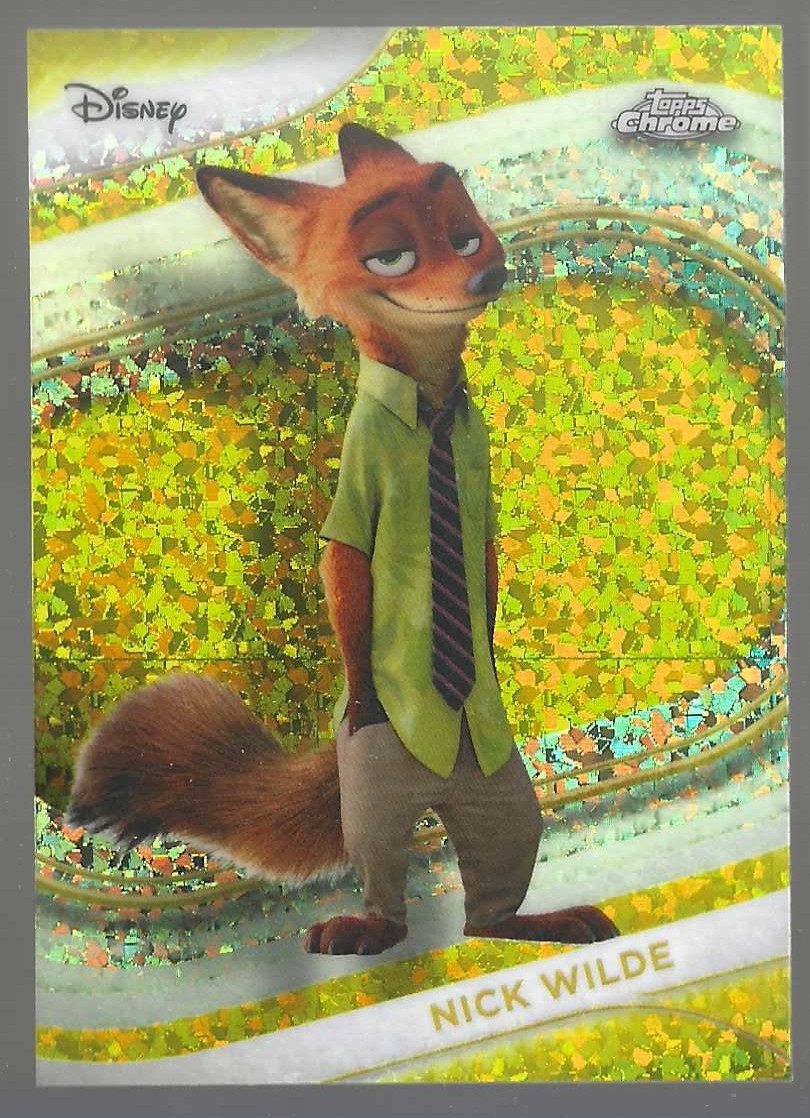 Nick Wilde 2025 Topps Chrome Disney #167 Base Price Guide - Sports
