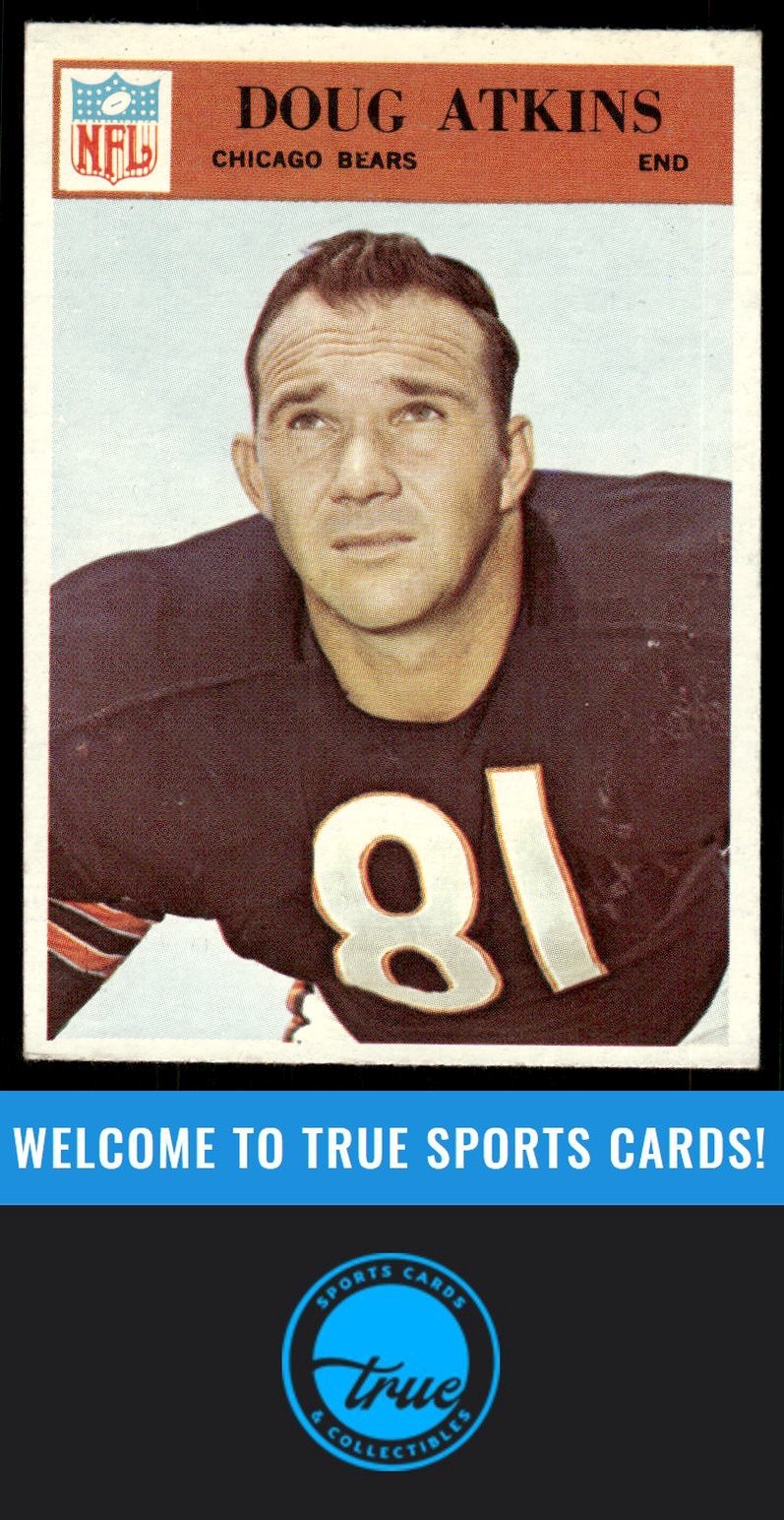Doug Atkins #28 Football Cards 1966 Philadelphia trading card — raw and PSA graded price guide