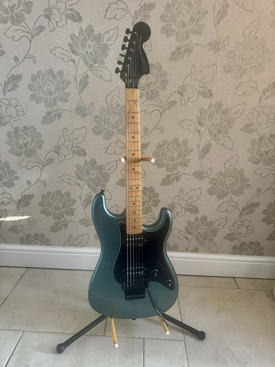 Squier Contemporary Stratocaster HH FR RMN, Gunmetal Metallic | eBay