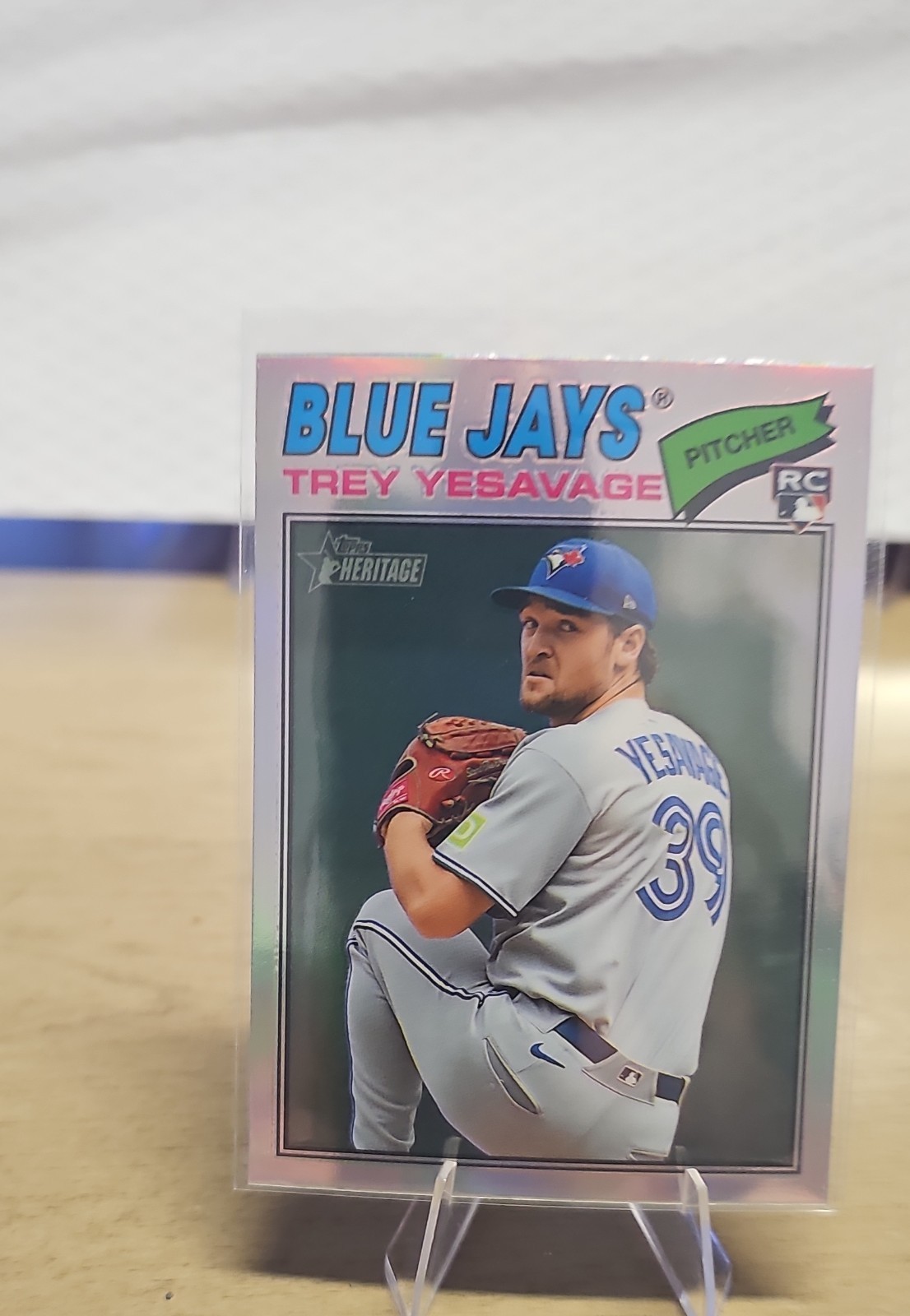 2026 Topps Heritage - Trey Yesavage #245 Chrome Refractor (RC)