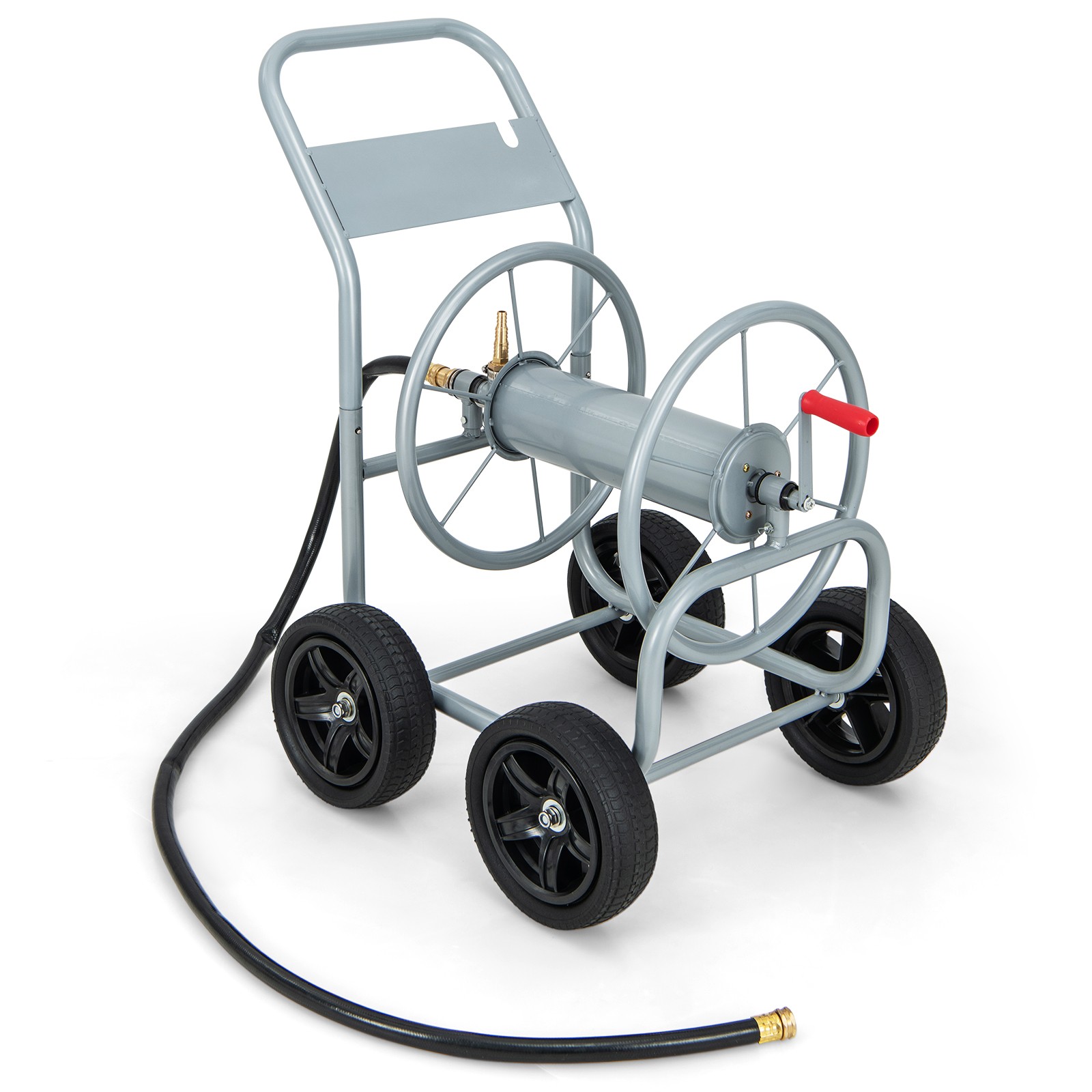 Garden Hose Reel Cart Holds 330ft of 3/4"or 5/8" Hose 400ft 