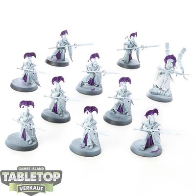 Lumineth Realm Lords - 10 x Vanari Auralan Wardens - teilweise bemalt
