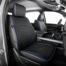 Ekr Custom Fit Ram 1500 Quadcab Leather Neoprene Seat Covers Full Set 2013-2026