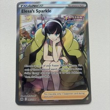 Elesa's Sparkle (Full Art) 147/159 Holo Ultra Rare SWSH: Crown Zenith NM on eBay
