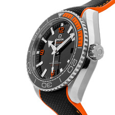 Omega Seamaster Planet Ocean 600m Black Orange Steel Watch 215.32.44.21.01.001 2