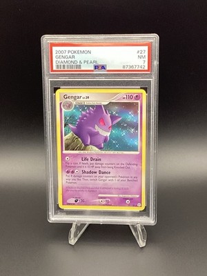 Gengar 2007 Pokemon Diamond & Pearl Rare Card 27/130 PSA 7 Near Mint