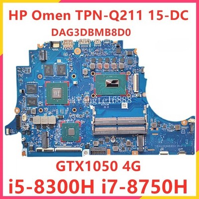 DAG3DBMB8D0 For HP Omen 15-DC TPN-Q211 Motherboard L24329-601 i5 i7 CPU GTX1050