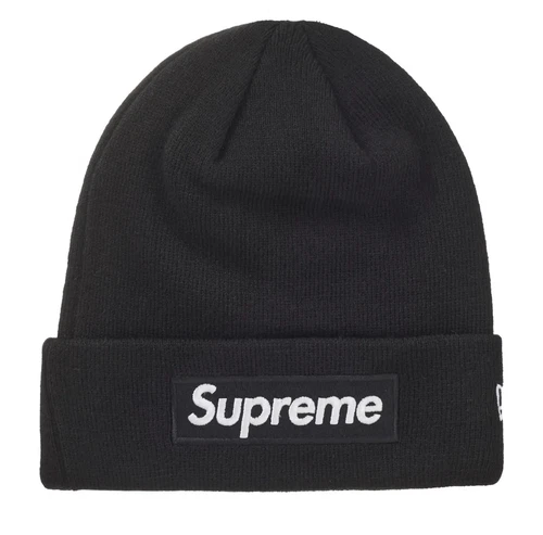 ? Bonnet Supreme New Era Box Logo Noir FW24 NEUF LIVRAISON GRATUITE ?