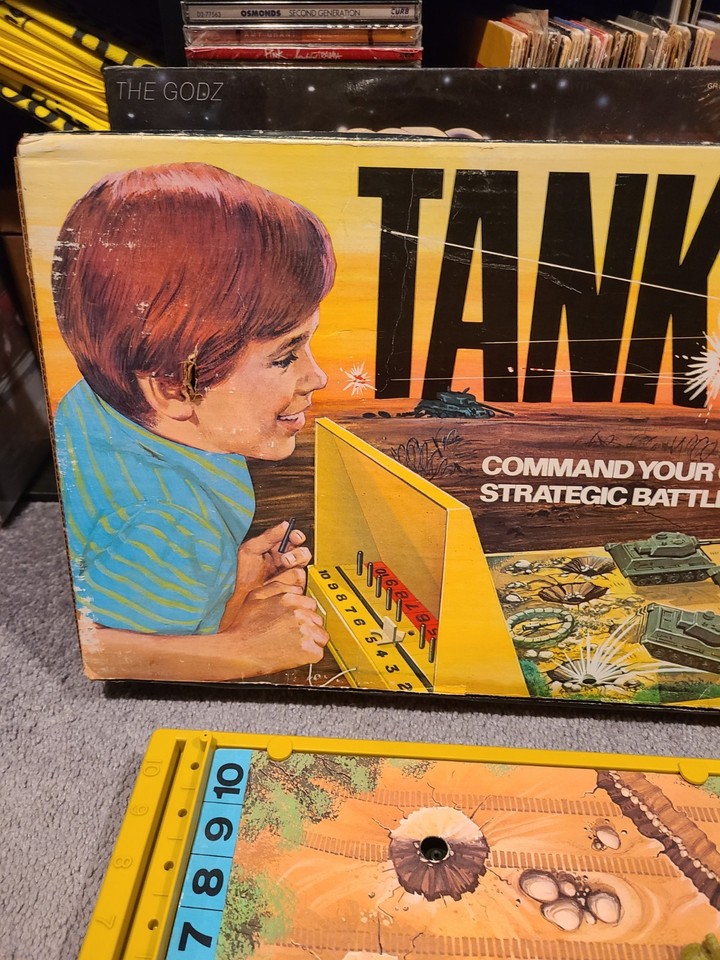 Ideal Tank Command Game Decent Box 1975 Incomplete 8 Tanks Board ...