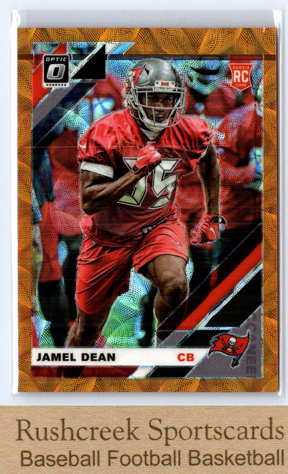 Jamel Dean Panini Donruss Optic #135 Orange Scope