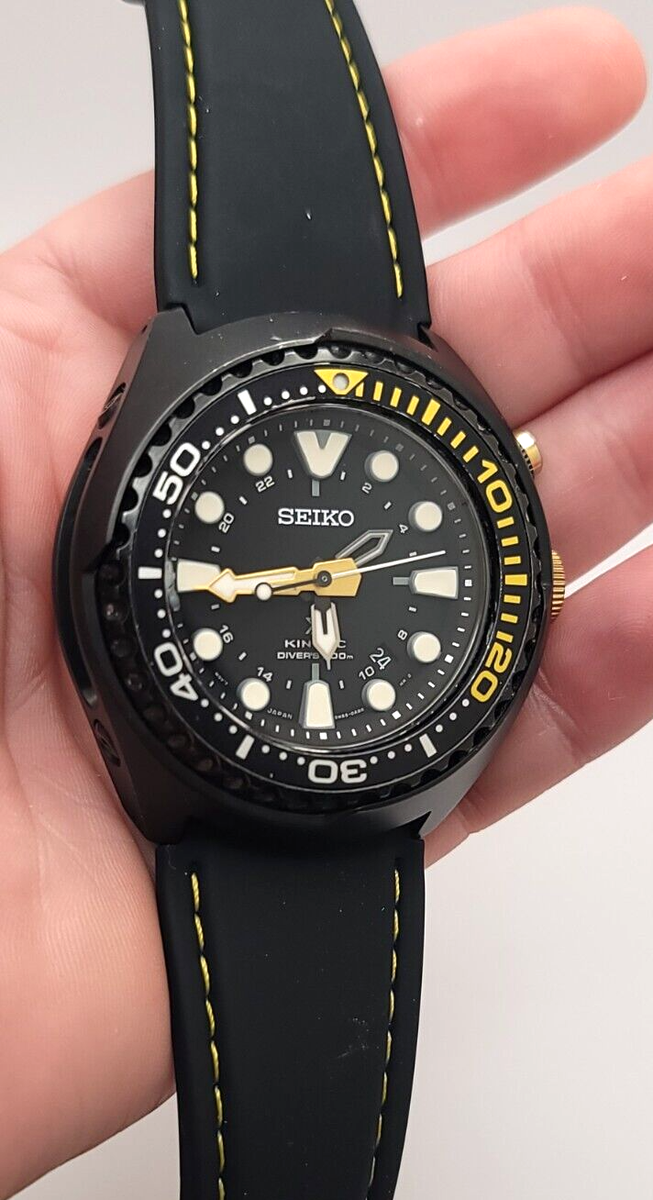 Seiko Kinetic Special Edition Air Diver's GMT Ref 5M85-0AB0 Men's