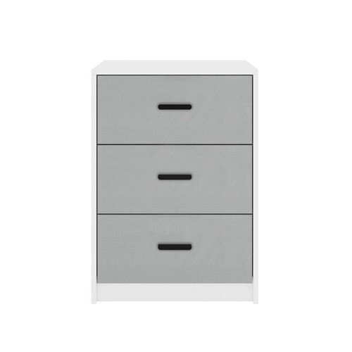 3 Drawer Wooden Bedroom Bedside Cabinet Furniture Storage Nightstand Side Table - Picture 57 of 130