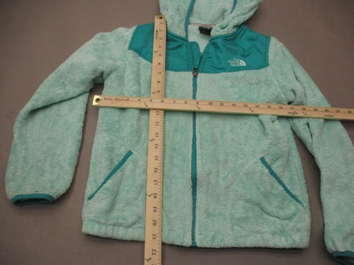 The North Face Size L (14-16) Girls Full Zip Pocket Hi-Pile Athletic Jacket 526 - Picture 6 of 10