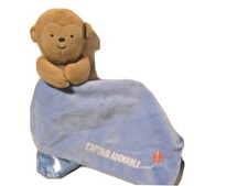 Carters Child of Mine Captain Adoreable Monkey Blanket lovey security plush