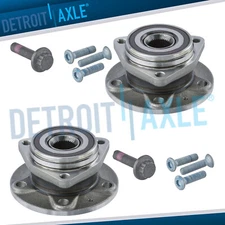 Pair Front Wheel Bearing Hubs Assembly for Golf GTI Jetta Tiguan A3 TT Quattro