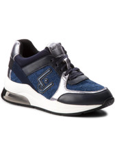 SCARPE SNEAKERS DONNA LIU JO KARLIE 05 B68003 TX002 09361 BLU ORIGINALE AI