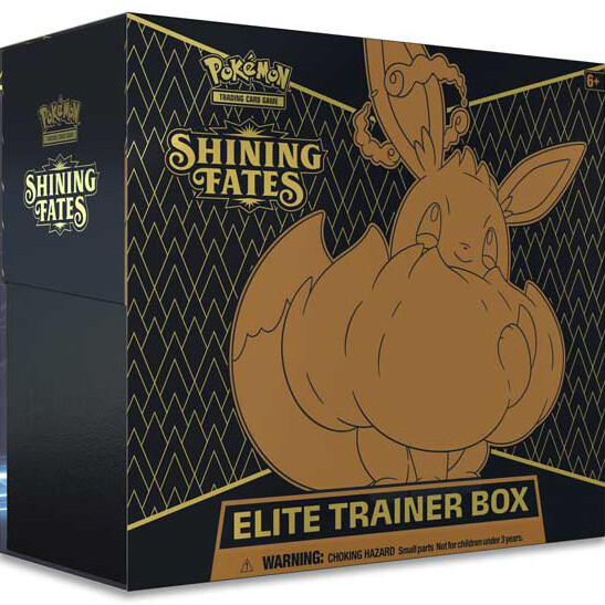 訳あり　shining fates elite trainer box 海外限定 Pokémon TCG Shining Fates - Elite Trainer Box ETB Eevee