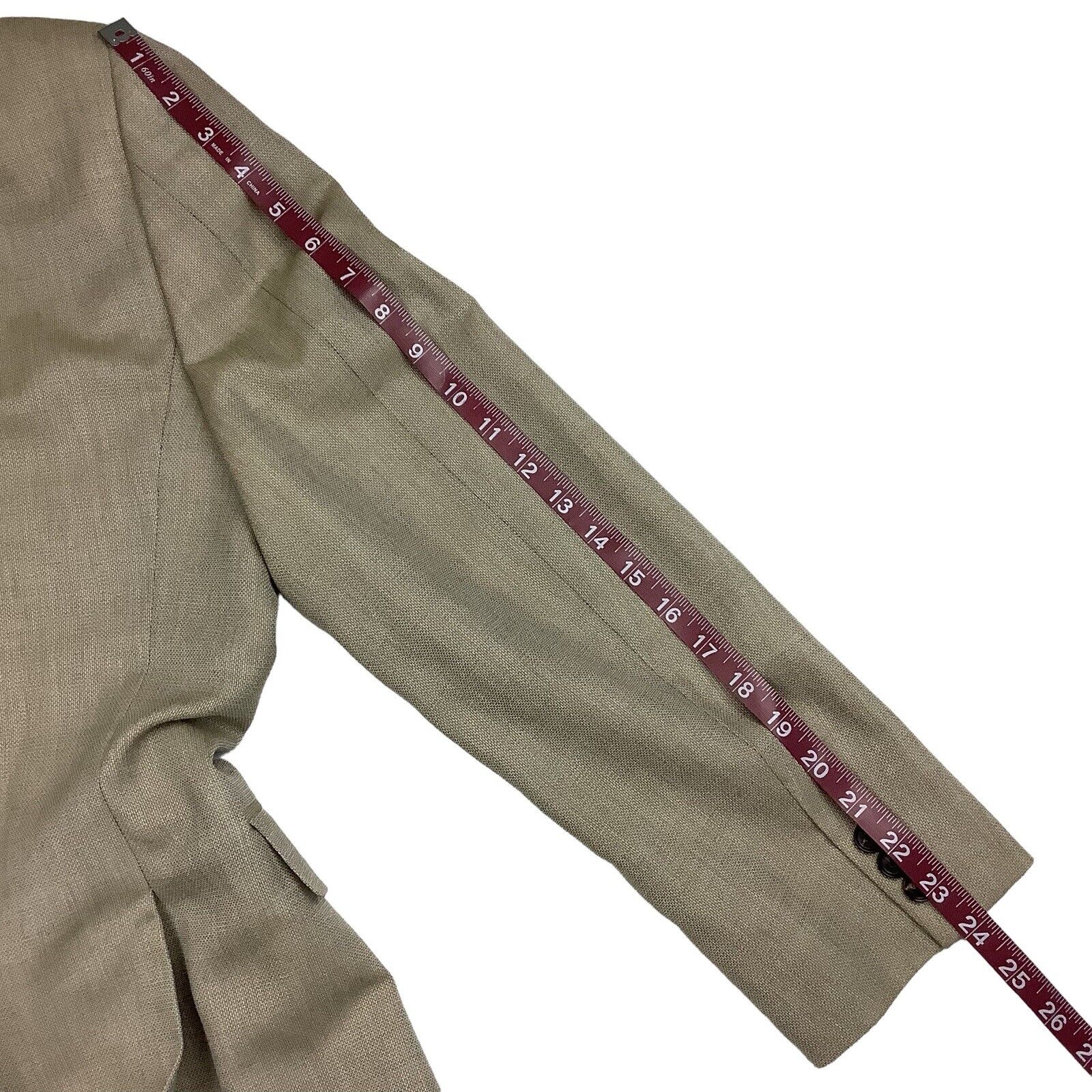 Burberry London Wool Silk Two Button Blazer Jacke… - image 10