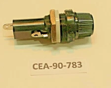 CEA-90-783 screw-cap panel mount 3AG = AGC fuse holder fits 19/32 inch hole 
