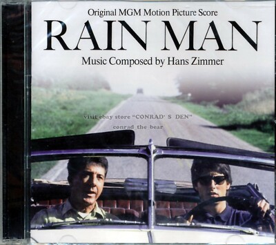 Hans Zimmer ''RAIN MAN'' score NoteForNote label CD SEALED sold out