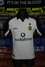 3/5 Manchester United adults S 2001 centenary football shirt jersey reversible
