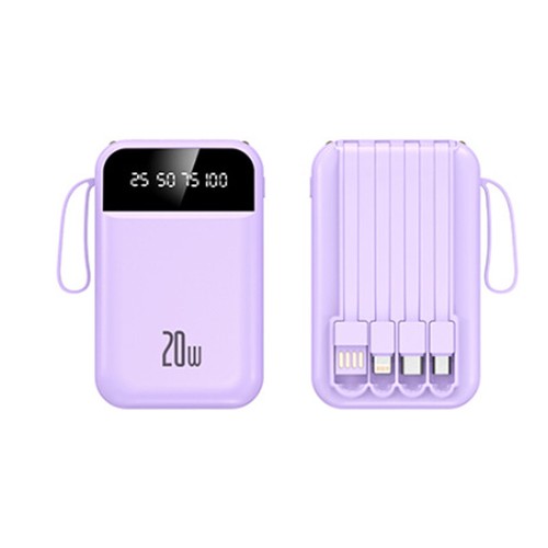 10000mAh compact portable power bank super fast charging with built-in charging - 第 18/30 張圖片
