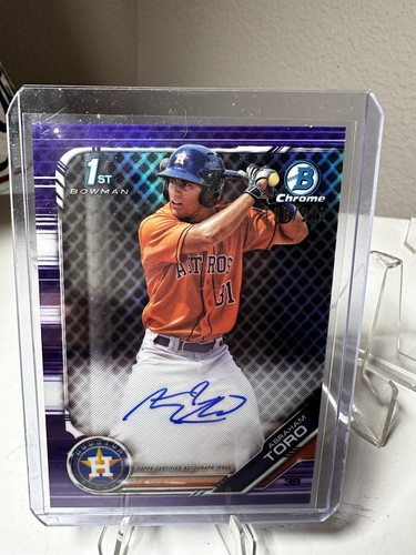 2019 Bowman Chrome 1st Auto /250 - Abraham Toro #CPA-AT