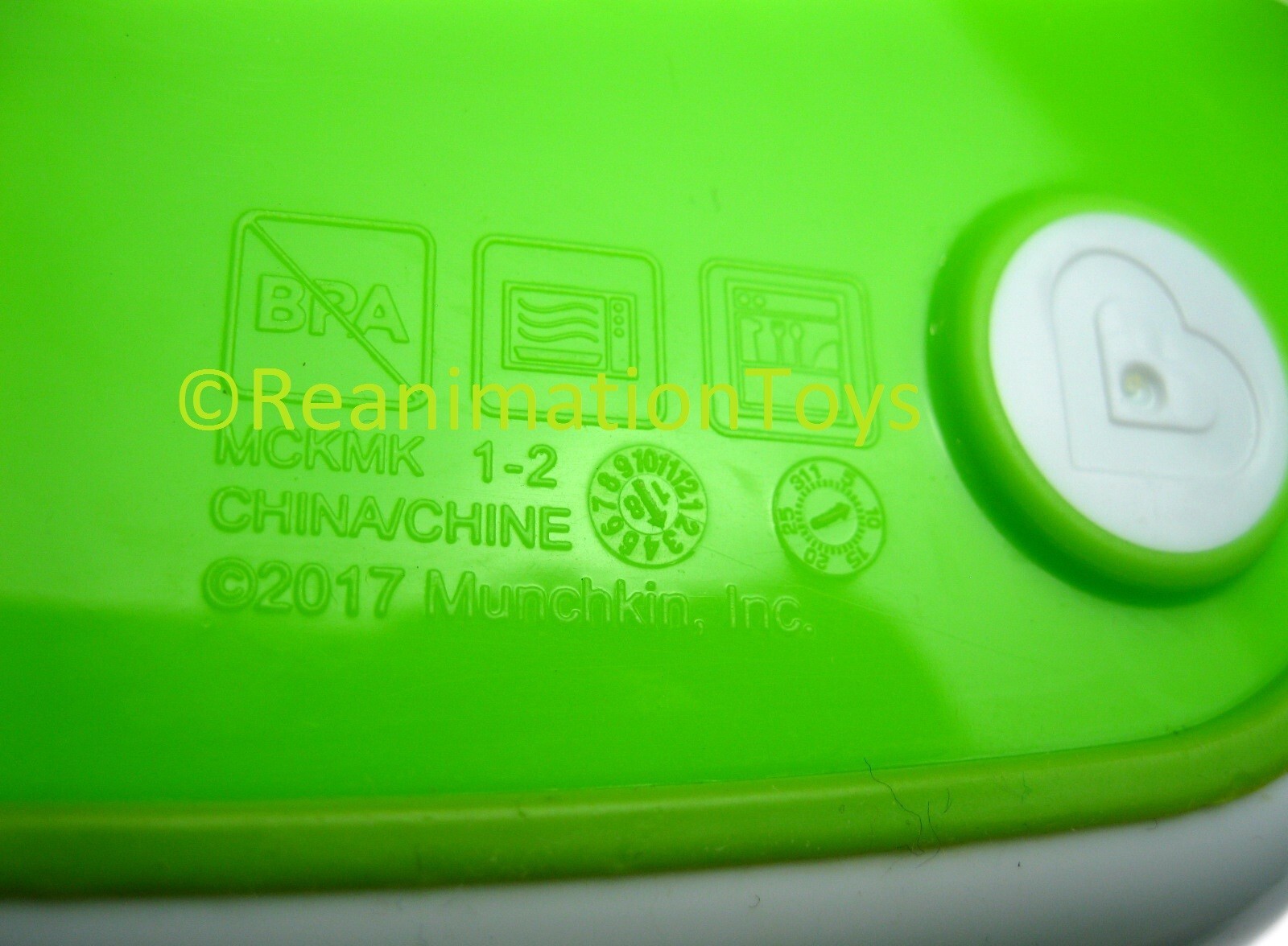 Munchkin Splash Toddler Divided Plate 360° Sippy Cup Bowl BPA Free Set Lot Green