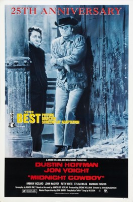 MIDNIGHT COWBOY MOVIE POSTER ORIGINAL 25th Ann. ROLLED 27x41 JON VOIGHT