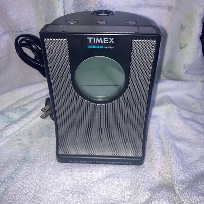 Timex T436B Indiglo Auto Set Alarm Clock Radio With Nature Sounds Tested Works eBay