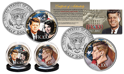 JFK100 JOHN F. KENNEDY Centennial OFFICIAL 2017 JFK Half Dollar 2