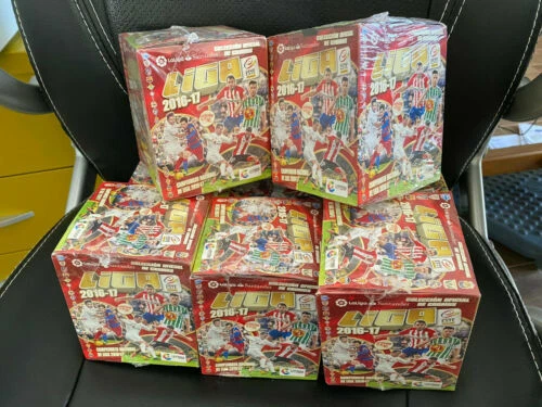 Cromos sueltos de deportes de coleccionismo Panini fútbol la liga caja