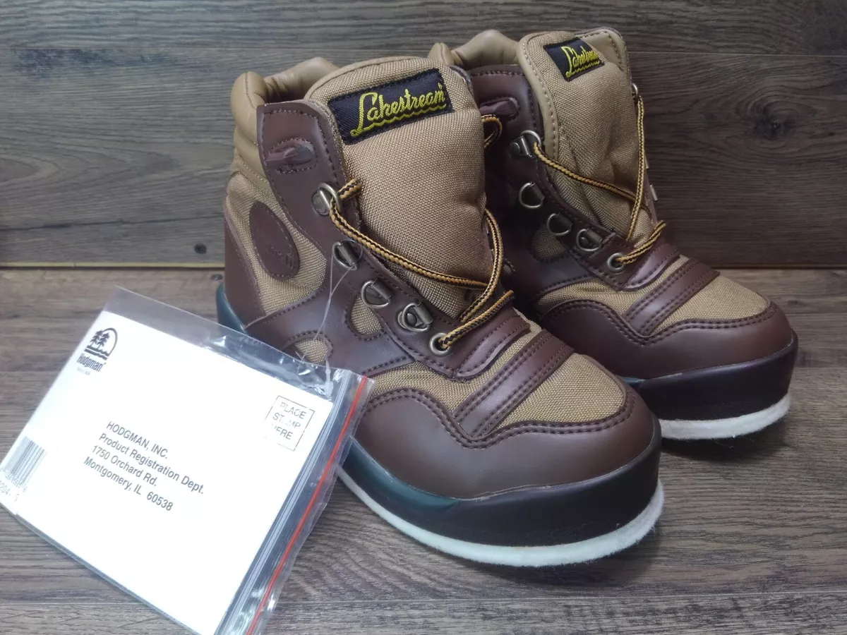 Hodgman Women's Wading Boots # 59204 Felt Sole Canvas Fly Fishing Size 5