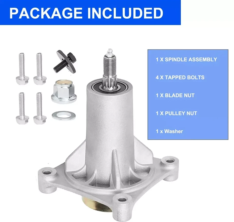 Husillo para cortacésped Craftsman 42 46 48 54 cubierta LT2000 YT3000 YTS4000 YS4500 Foto 3 de 4