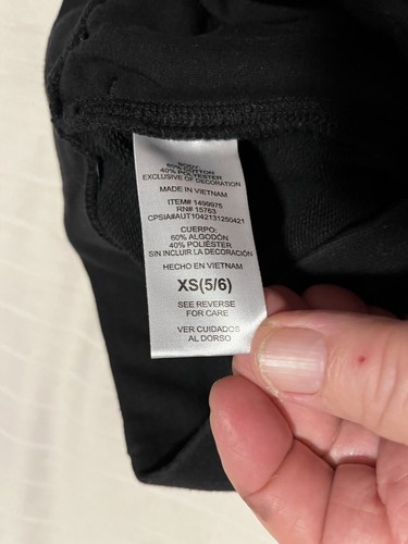 Champion Black Kids Athletic Shorts XS (5/6) 8-44 - Picture 5 of 5