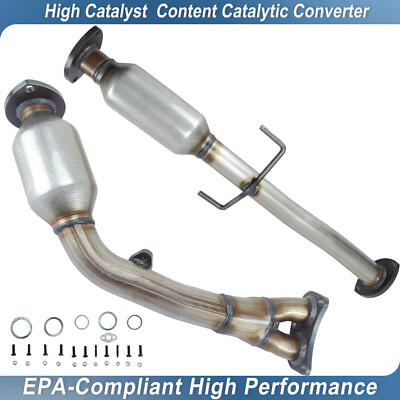 Front Rear Catalytic Converter For Toyota Tacoma 2000 - 2004 2.7L Highflow