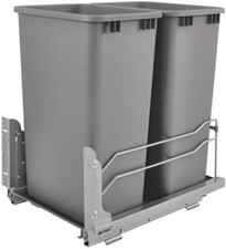 Rev-A-Shelf 53WC-2150SCDM-217 Double 50-Quart...