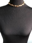 Vintage Monet Pierced Goldtone Adjustable Necklace
