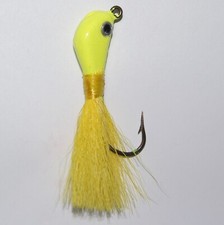 Banana Hair Jigs, Painted Body, Eagle Claw 413CAT Hooks, (8) Sizes, (4) Per Pack