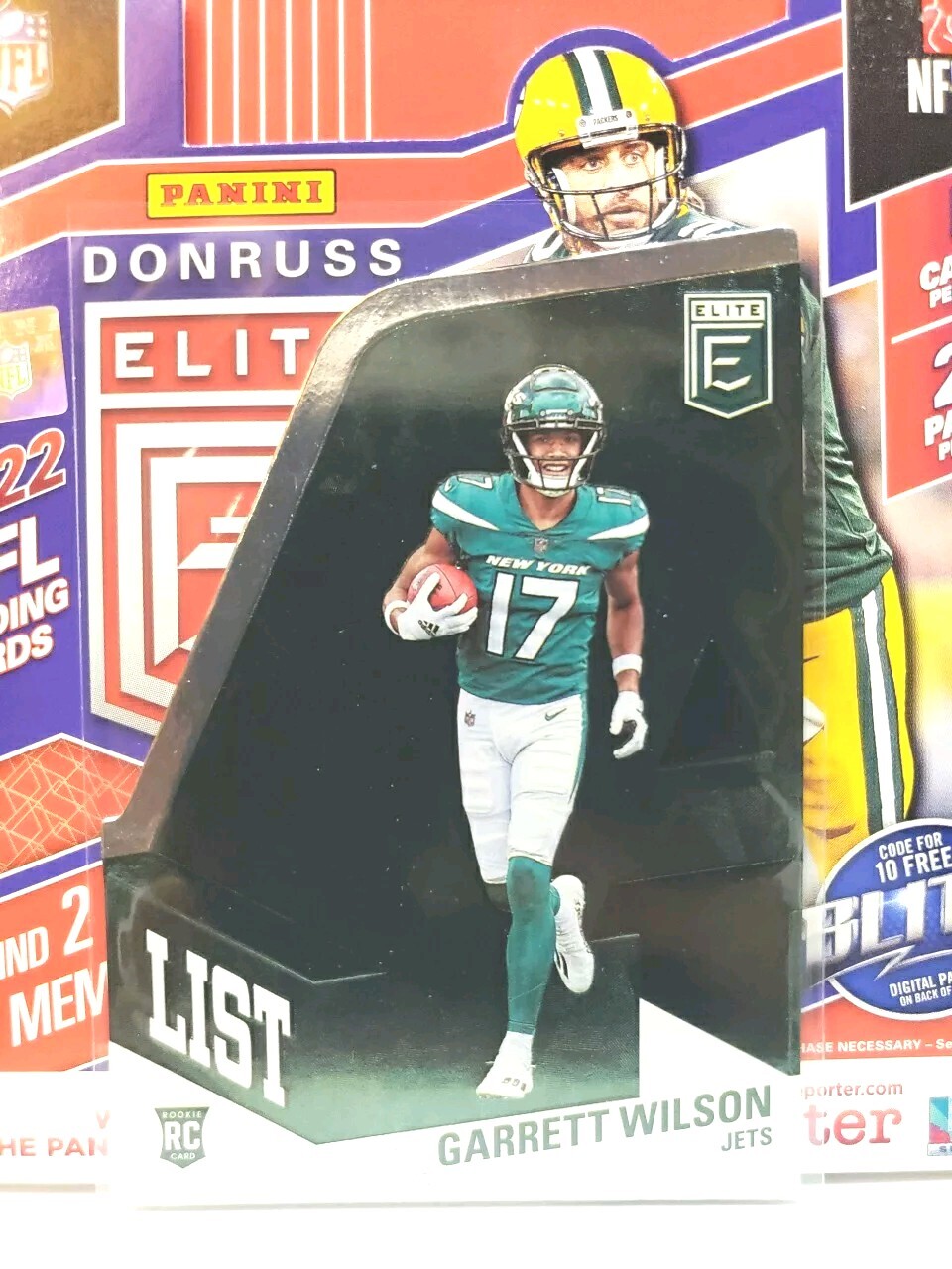 2022 Donruss Elite Garrett Wilson Rookie Rc A-List SSP Case Hit!! Rare #AL-27