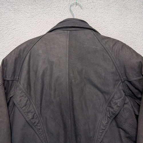 Vintage Adventure Bound By Wilsons Motorrad Jacke Herren Medium Schwarz Bomber - Bild 6 von 8
