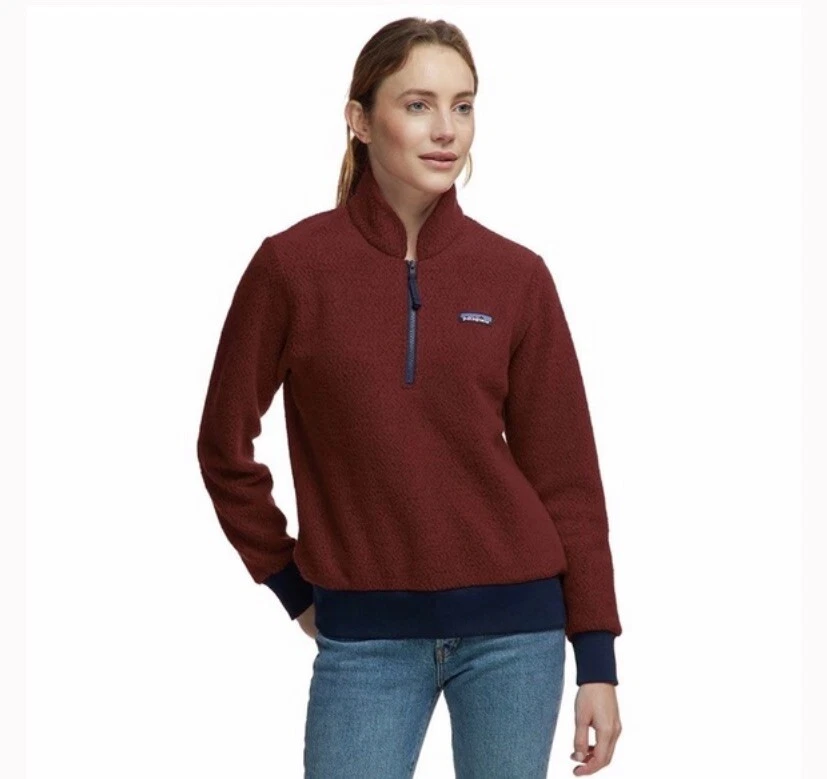 Patagonia women's woolyester fleece pullover stores hot sale