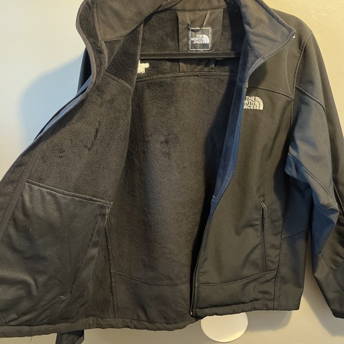 The North Face Jacke Herren L schwarz Softshell Full Zip Kunstfell gefüttert - Bild 22 von 22