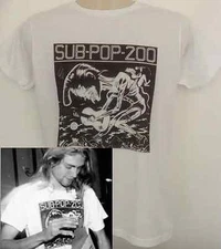 Nirvana T-Shirt Subpop Design worn by Kurt Cobain 