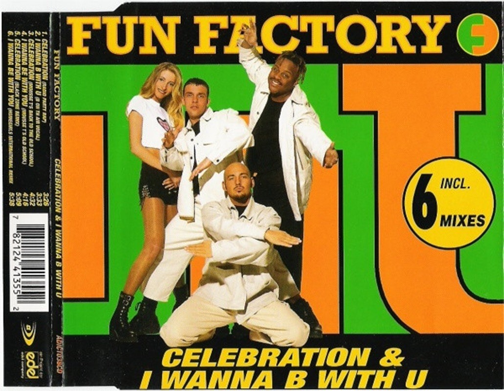 I Wanna B with U (Remix) [Single] by Fun Factory (CD, 1995