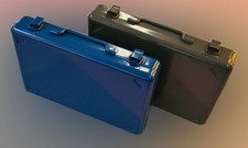 Metallkoffer Werkzeugkoffer Maschinenkoffer Stahlblechkoffer ca.320x220x60mm