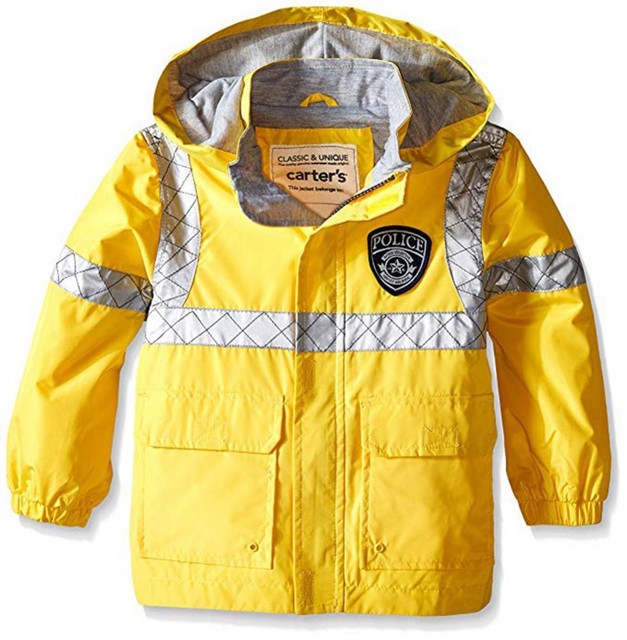 Carter's Toddler Boys Police Raincoat Slicker Size 2T 3T 4T 4 5/6 7 eBay
