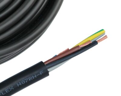 (3,15 /m)H07RN-F 5x2,5mm² / 5G2,5 Gummikabel Meterware 10-100m