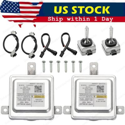 2Pack For Audi A1 A3 A4 A5 S5 A6 A7 S7 A8 Q5 VW Headlight Ballast&Bulb HID Xenon