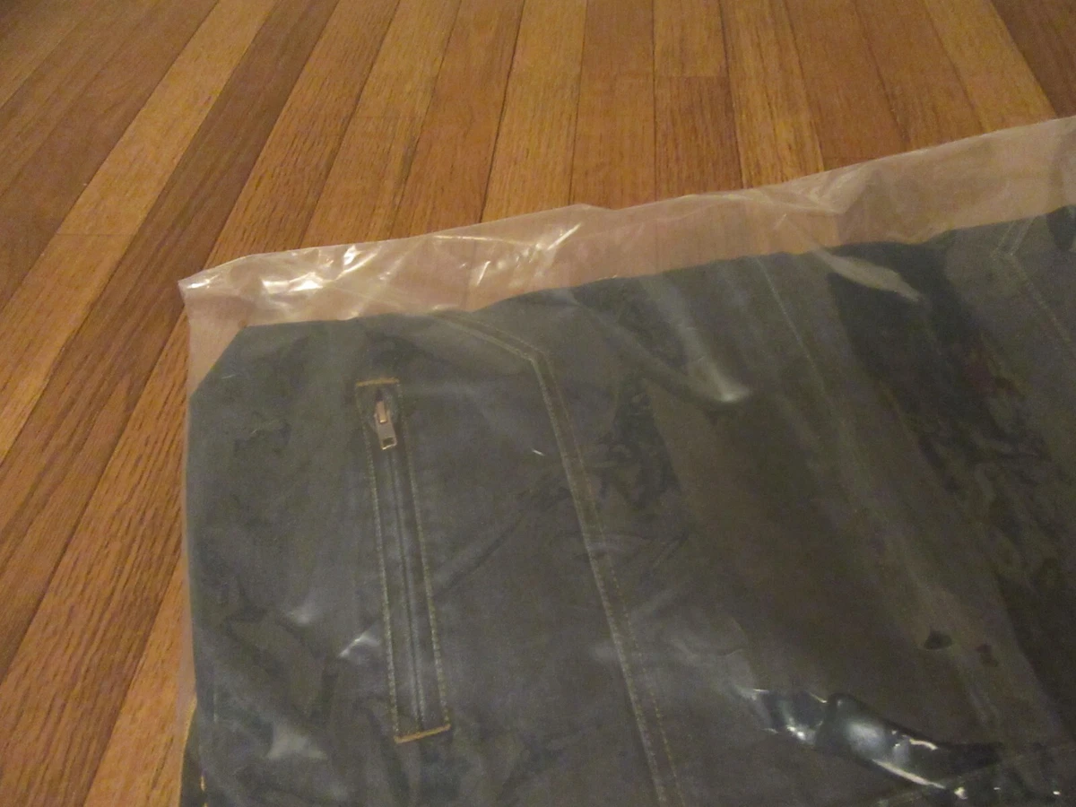 Supreme Vanson Leathers Cordura Denim Jacket Size Large Blue FW22